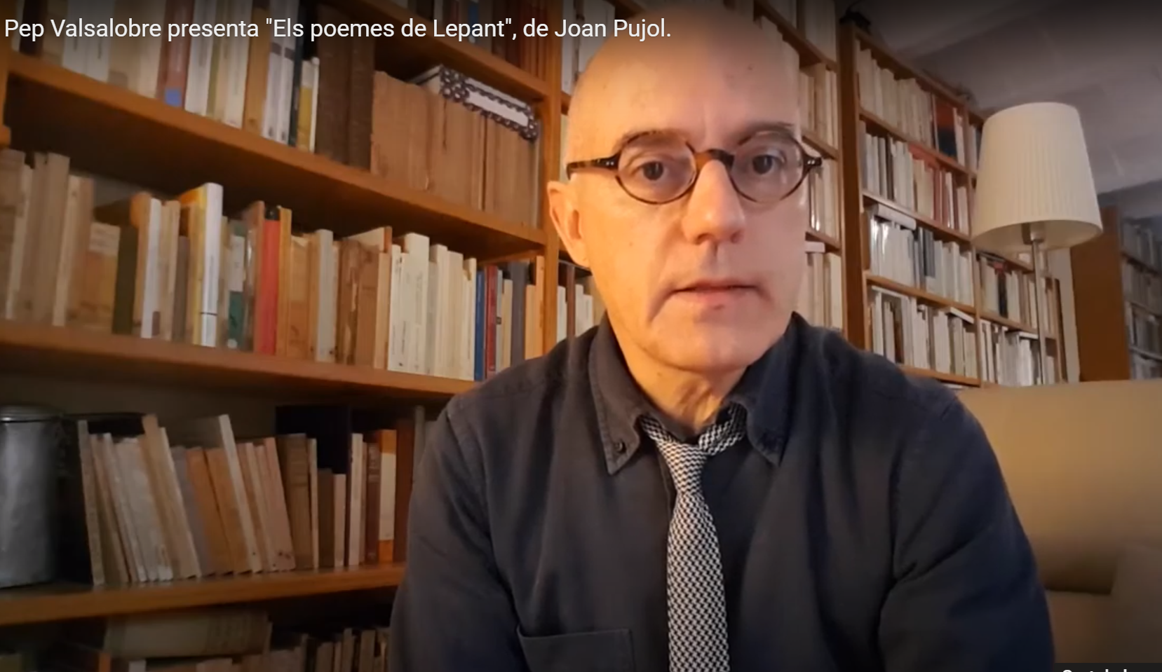 Pep Valsalobre presenta "Els poemes de Lepant" de Joan Pujol